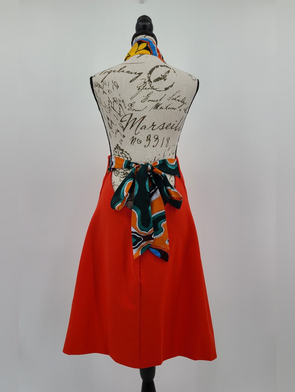 ModCloth Backless Halter Tropical Midi Dress Size Medium